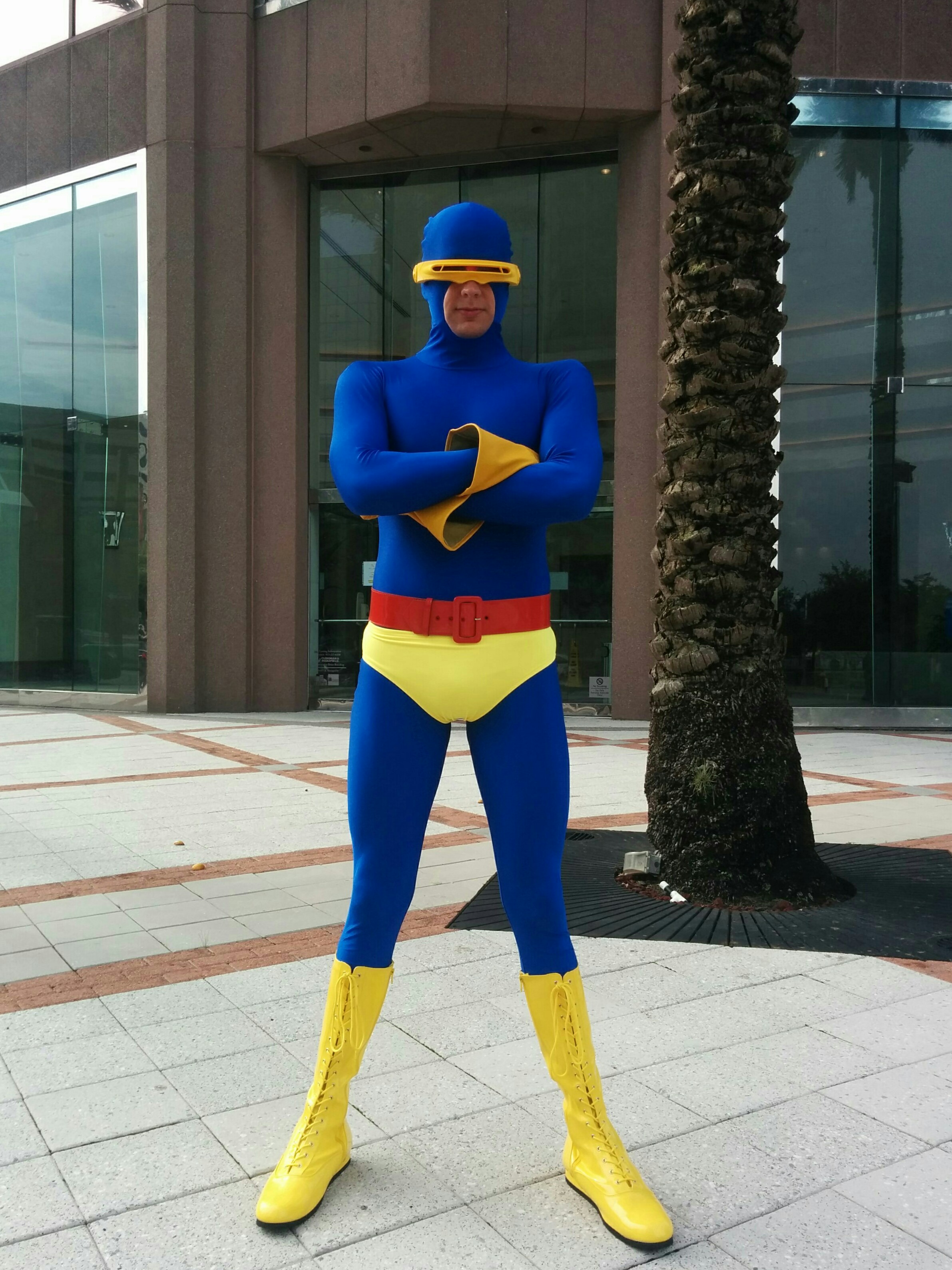X-Men Cyclops Blue Superhero Costume